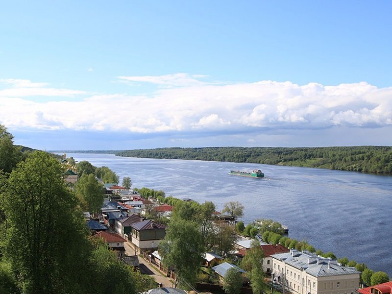 Плес набережная волги